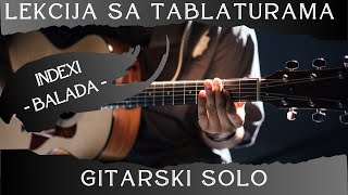 Indexi  Balada solo cover  tablature [upl. by Augy213]