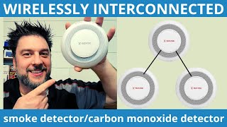 Xsense WIRELESS interconnected smoke detector and carbon monoxide detector 395 Xsense [upl. by Engdahl148]