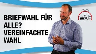 Briefwahl komplett für alle Arbeitnehmer im vereinfachten Wahlverfahren  Geht das [upl. by Tena427]