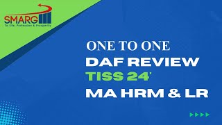 DAF one to one review for TISS HRM and LR [upl. by Lairret970]