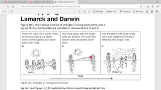 Evolution lamarck and darwin Grade 12 Life Science [upl. by Maker]