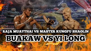 RAJA MUAYTHAI VS MASTER KUNGFU SHAOLIN  NGERIH PARAH 🔥🔥🔥 [upl. by Meela]