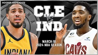 Cleveland Cavaliers vs Indiana Pacers Full Game Highlights  Mar 18  2024 NBA Season [upl. by Aikkan191]