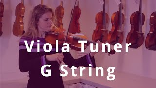 Viola Tuning G String Sound [upl. by Now438]