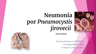 Neumonía por Pneumocystis jirovecii PJP [upl. by Cathyleen]