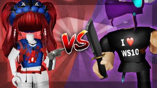 I 1v1 the BEST Murder Mystery 2 PLAYER WS10 [upl. by Bandeen]