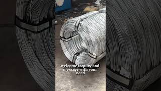 hot dipped galvanized wire calculate weight for export galvanizedwire [upl. by Horodko]