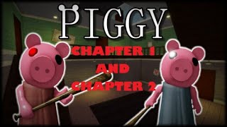 Piggy Book 1  Chapter 1 House and Chapter 2 Station [upl. by Yrffej]