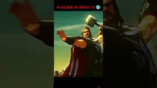 Mjolnir In MCU Vs In What Ifmarvelshorts [upl. by Mloclam]