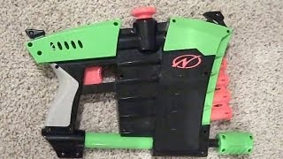 VINTAGE NERF BLAST FIRE DX500 UN MODIFIED GUN TEST FIRE [upl. by Akinek]