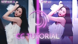 CC tutorial  Alight Motion tutorial💜 cc tuto alitemotion [upl. by Vinia]