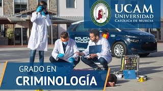 Grado en Criminología  UCAM Universidad Católica de Murcia [upl. by Osy762]