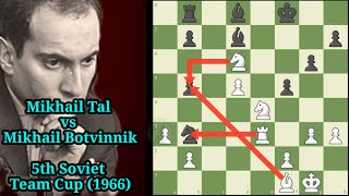 Mikhail Tal’s Sharp Attacking Style vs Mikhail Botvinnik [upl. by Reg]