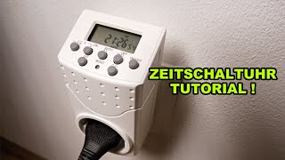 DIGITALE ZEITSCHALTUHR EINSTELLEN  ANLEITUNG  TUTORIAL  PROGRAMMIEREN  FACTOREM [upl. by Seluj]