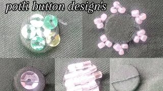 Potli button designs pakdesigningideas desiningideas shortvideo fashion cuttingstichingideas [upl. by Albemarle]