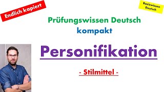 Personifikation  Sprachliche Mittel im Deutschunterricht [upl. by Donetta]