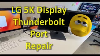 LG Ultrafine 5k Monitor Over 1k Repair  Common Thunderbolt Issue  No display [upl. by Ttocs]