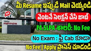 Tech Mahindra Work From Home Jobs 2024  Latest Jobs In Telugu  Work From Home Jobs 2024 Jobs 2024 [upl. by Asirak]