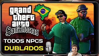 SAIU GALERA NOVO GTA SAN ANDREAS 100 DUBLADO PT BR PARA ANDROID 2024 Gta SA atualizado [upl. by Ahsitil]