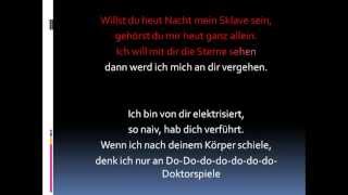 Alex C Feat Yass  Doktorspiele Lyrics [upl. by Sawyer650]