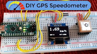 DIY Speedometer using GPS Module amp Arduino with OLED Display [upl. by Elleirda]