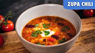 Meksykańska ZUPA CHILI  gęsta i aromatyczna Szybki i prosty przepis  UMAMI [upl. by Nichole214]