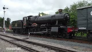 7820 Dinmore Manor 460 Steam engine on freight 12th May 2023 [upl. by Inacana]