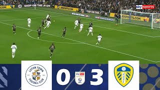 Luton Town vs Leeds United 03  EFL Championship 202425  Match Highlights [upl. by Amerigo]