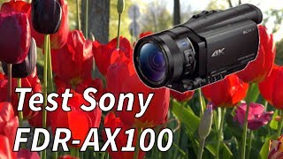 Test Sony FDRAX100  4K  2019 [upl. by Nuawad886]