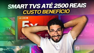 3 MELHORES Smart TVs Até 2500 Reais 2024 Custo Benefício  QUAL TV COMPRAR [upl. by Dahraf904]