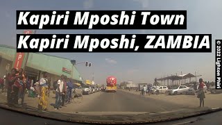 Kapiri Mposhi Zambia  Driving Through Kapiri Mposhi Town From Ndola to Lusaka  September 2022 [upl. by Hoye]