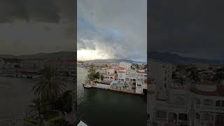 travel Spain Empuriabrava before Storm [upl. by Kingsly227]