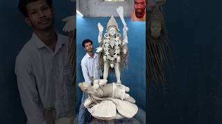 Jai Mahakali🔱❤️  How to make Kali idols KaliMata MakingKalimata claykaliidol SBaniksArt [upl. by Annaeed]