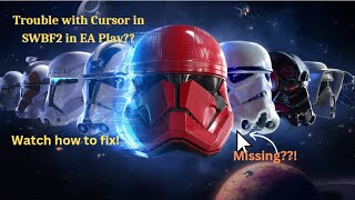 How to fix SWBF2 cursor frozeninvisible in EA Play [upl. by Arrol264]