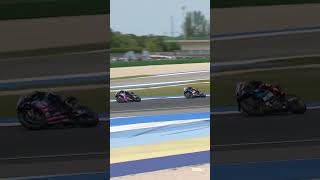 Remy takes the lead in Race 1 🤩  2024 EmiliaRomagnaWorldSBK 🇮🇹 [upl. by Kcirdnekal980]