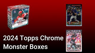 Finally Hit a Lightboard Logo  2024 Topps Chrome Monster Boxes [upl. by Nnoryt]