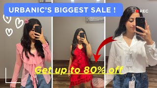 HUGE URBANIC Try on haul  😍 urbanic sale haul upto 80 off😱😱 Trendy urbanic haul ❤️ MUSKAN [upl. by Chernow]