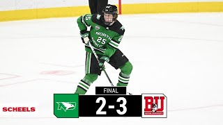 UND Hockey  Highlights at No 9 Boston University  11323 [upl. by Coady855]