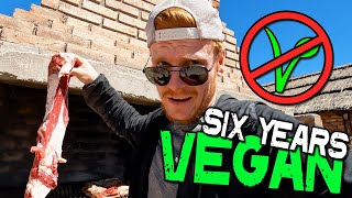 Vegan Tries Meat For the First Time BBQ Argentina 🇦🇷​ [upl. by Dinerman]