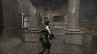 resident evil 4 PC Krauser Fight quotchainsawknifequot part1 [upl. by Janelle]