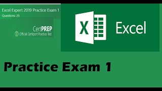 Haciendo el Practice Exam 1 en español GMETRIX Excel Expert 2019 [upl. by Noved]