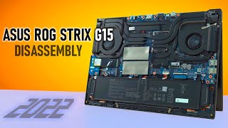 Asus ROG Strix G15 2022 Review  Disassembly and upgrade tutorial [upl. by Ojela]