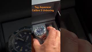 Unboxing Tag Aquaracer Calibre 5 tagheuer tagheuerwatches [upl. by Annyrb]