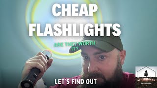 Are Cheap Flashlights Any Good  Flashlight Review and Test  Ozark Trail Lights  Emergency Light [upl. by Eetnahs379]