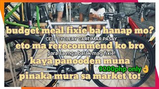 budget meal fixie on the spot setup sa celt cyclery  shout outs KOYA TOLETS CYCLING TIPS [upl. by Igenia]