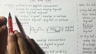 STLD  Lec119  Introduction ADC and DAC Basics Block Diagrams Example Reason to Study [upl. by Bosch877]