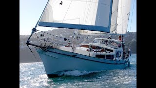 Herreshoff 40 Ketch Cruising Yacht  Walkthrough [upl. by Anat]