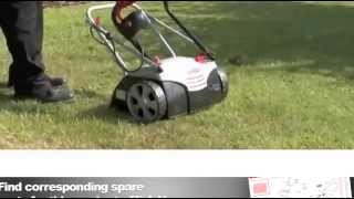 ALKO Combi 32VLE Lawn Scarifier Aerator  The Green Reaper [upl. by Eidde]