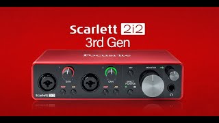 How to Set Up Focusrite Scarlett 2i2 3rd Gen For Mac and DAW [upl. by Rech17]