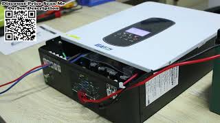 EASUN POWER 7000VA 4200VA Hybrid Solar Inverter Unboxing Review Aliexpress [upl. by Eelyr]